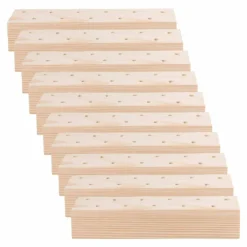 Draußen Leben 37 10 Supports En Bois Pour Fleurs Séchées 21 X 4 X 5 Cm