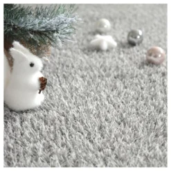 Gazon Synthétique Happy Party - Couleur Gris Clair - Classé Feu - 20mm - 1m X 8m