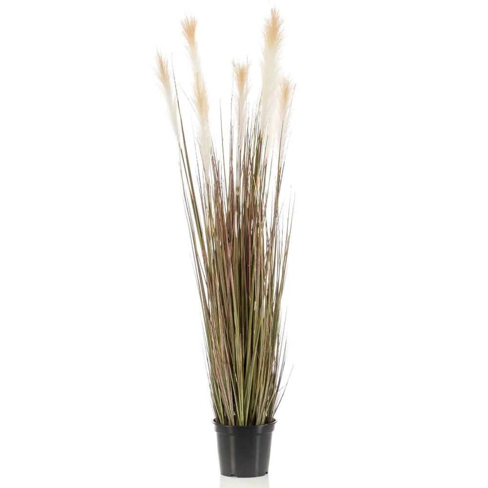 Emerald Herbe De Pampa Artificielle 120 Cm En Pot En Plastique 1 Emerald Herbe De Pampa Artificielle 120 Cm En Pot En Plastique