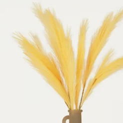 Plumeau Artificiel Jaune 110cm Lot De 3 -Draußen Leben e8796849c9b621b5